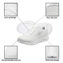 Skechers 128286 Giày chạy bộ nhẹ Go Run dành cho nữ dành cho các môn thể thao ngoài trời - trắng - Xem 6