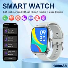 1 Stück unisex Silikon Armband Smartwatch mit hochauflösender Anzeige, Handyanrufe, Soziale Benachrichtigungen, Mehrere Sport-Modi, kompatibel mit iOS & Android, geeignet für den täglichen Gebrauch