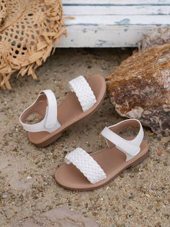 Children's Summer Sandals, Casual Flat Fashionable Princess Shoes
