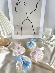 1/3/5件宾客婚礼礼物香薰贝壳蜡烛纪念品礼盒新娘送礼派对装饰家居装饰节日必备卧室装饰家居装饰婚礼装饰婚礼配饰伴娘礼盒 - 彩色 - 查看 11