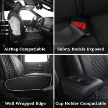 Car Seat Covers Full Set, 2pcs Front Seat Covers For Subaru BRZ For Subaru Crosstrek 2024 For Subaru Foreste Impreza WRX Car Seat Cover, Car Seat Protector Waterproof, PU Leather Car Seat Cushion Breathable Waterproof Full Wrapping Edge Seat Covers/Beige-2pcs Front Only