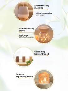 1 pezzo, Olio essenziale di aromaterapia idrosolubile, olio essenziale speciale per diffusore in pietra, purificazione dell aria in camera da letto senza fiamma di aromaterapia, olio essenziale di eucalipto, menta e ylang ylang.
