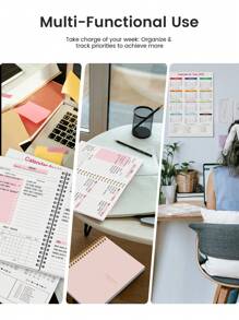 BUBU 1pc Weekly Planner Back To School Supplies