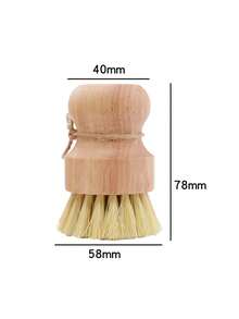 1 件装锅刷洗碗刷，清洁去污 - 米色 - 查看 8