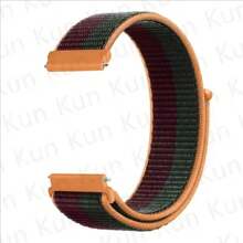 20mm Pulseira de Relógio Esportiva de Náilon para Watch GT 4-2-2e-3 44mm 40mm, Galaxy Watch 4 Classic 42mm 46mm, Active 2 40mm 44mm, Amazfit GTS 2-2e-Mini-GTS 3, Amazfit GTS 4-4 Mini