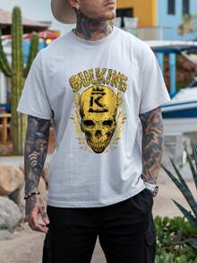 Camisetas de manga corta con un patrón holgado, en dos colores, blanco y negro, hechas de 100% algodón puro. Estas camisetas llevan una serie de personajes de anime de moda estampados. Son adecuadas para que las parejas jóvenes las usen en verano. El tejido no tiene olores desagradables. Se trata de camisetas estampadas, especialmente adecuadas para que los hombres las usen, y el efecto del estampado es muy bueno. - Blanco (delantero) - Ver 2