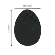 2/6/10pcs Anti-Slip Shoe Pads, Rubber Self-Adhesive Non-Slip Shoe Grips, High Heel Sole Protector Stickers - Black - View 3
