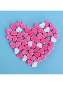 50 piezas de relleno en forma de corazón, accesorios de decoración de caja de regalo de colores mixtos, para empaquetar regalos, Día de San Valentín, Día de la Madre