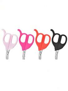 1pc Random Color Pet Nail Clippers, Stainless Steel Cat Dog Nail Trimmer Kit, Pet Grooming Nail Clipper