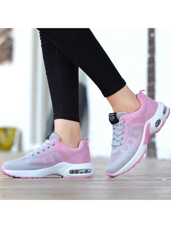 Women's Breathable Mesh Sneakers, Soft Sole, Anti-Slip, Cushioned, Casual Sports Shoes, New Running Shoes For Spring/Summer