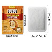 10pcs/2pcs Disposable Hand Warmer Pads, Disposable Heat Pads, Portable Winter Warmer, Essential Companion For Cold Weather, Great Gift For Girlfriend/Boyfriend, (Random Old/New Version Packaging Sent, Slight Color Difference From Pictures)