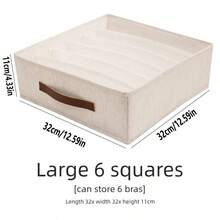 1/2pcs Tianshan Underwear Storage Box - Bedroom Underwear Drawer Organizer With Dividers, Multi-Functional Dormitory Household Wardrobe Underwear Container - Snow Mountain White - View 14