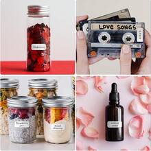 100/200/400/600 件标签 0.98x0.59 英寸矩形贴纸钻石画收纳盒贴纸多用途自粘 DIY 钻石艺术十字绣刺绣容器罐文件夹、价格标签贴纸热销 - 白色 - 查看 8