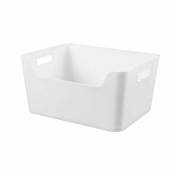 X-Large Easy Access Bin Plastic, White