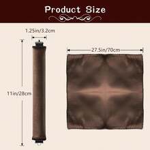 Heatless Hair Curler Velvet, Heatless Curls Overnight Hair Curlers To Sleep In, Overnight Blowout Rods Heatless Curls Short Long Hair All Hair Types Styling Tools-5PCS Brown - 1 - 查看 2