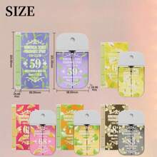 Cinco tipos de spray de fragancia para ropa perfumada, spray refrescante de aire, 1.7 Fl.Oz (50 Ml), sin alcohol, aire fresco, desodorante para ropa, fragancia de flores y frutas, muy adecuado para el dormitorio, la sala de estar, la familia, el Día de San Valentín, fiestas y regalos de festivales