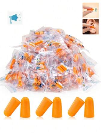 50 paar/30 paar/20 paar schuim oordopjes, individueel pakket 32db nrr geluidsreductie oordopjes voor slaap, snurken, geluidsdemping tijdens reizen, luide muziek, concerten, schieten, werk, bouw, gehoorbescherming
