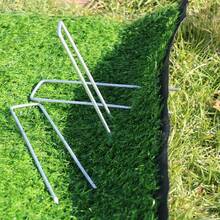 20/50颗镀锌金属园林景观钉，白色，适用于屏障布、地被植物、围栏固定、人造草坪找平、草坪桩、植物支撑 - 多色 - 查看 4