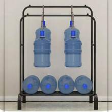 Heavy Duty Double Clothes Rail Hanging Rack Garment Display Stand Storage Shelf - White - View 2