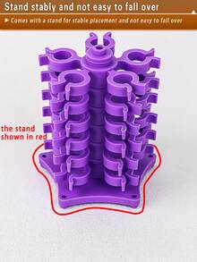 1pc Sewing Spool Shaped Storage Box For Sewing Thread Spools, Or Set Of Spool Tower And Spools, Elegant Design And Practical, Can Store Regular Plastic Or Metal Spools, Multi-Functional Bobbin Holder, Sewing Accessories