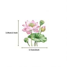 50 PIEZAS Pegatinas rosas Pegatinas de flores Pegatinas de plantas Pegatinas de naturaleza Pegatinas de jardín Pegatinas florales Pegatinas transparentes Pegatinas de vinilo resistentes al agua a granel para patineta, equipaje, portátiles, parachoques, suministros para fiestas temáticas