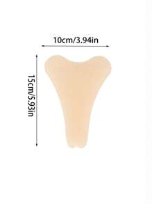 1pc Seamless/Invisible Intimate Protection Sticker For Bikini Area, Silicone Waterdrop Shaped Private Part Cover