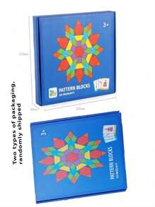 155pcs Children's Early Education Wooden Geometric Shape Puzzle Board, STEM Intelligence Educational Toy, Random Style