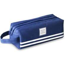 Hoinya Pencil Case For Boys, Large Pencil Case Office Stationery Makeup Bag Pouch Bag Pen Holder Portable School Supplies For School Office College Students Girl Boy Adult Teen(Blue),Pencil Pouch,School Bag