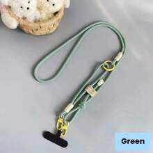 Cordón para el teléfono de estilo deportivo minimalista, funda universal para teléfono de uso dual para exteriores desmontable para hombro/cuello, correa de muñeca antifuga, cuerda colgante para el teléfono