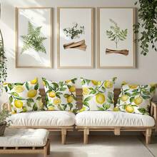 2/4pcs Butterfly Blessing Home Pillow Covers, Soft Polyester Fabric, Zipper Design Machine Washable, Create Sweet Atmosphere, Suitable For Living Room, Bedroom And Other Home Scenes, Pillow Insert Not Included - Brown - View 9