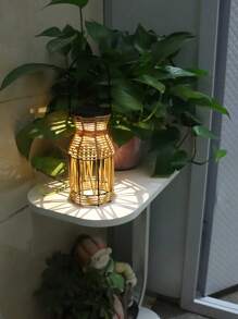 1 Stück Solarleuchte für den Garten, LED-Hängelaterne, Nachtlicht fürs Tischdekor, Gartendekoleuchte, automatischer Schalter, geeignet für Terrasse, Hof, Terrasse
