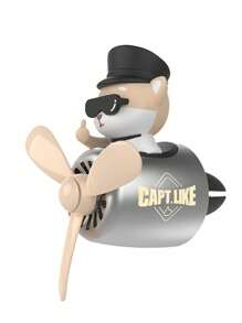 Cartoon Propeller Pilot Car Aromatherapy, Car Air Outlet Small Airplane Aromatherapy, Car Air Freshener, Aromatherapy Diffuser, Decorative Perfume Fan, Car Ornaments, Perfume Deodorant, Fresh Perfume Decoration, Cute Shape, Car Accessories, Including 2 Pieces Of Air Freshener.