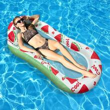 1 pieza Flotador inflable con forma de sandía de material PVC, adecuado para fiestas en la piscina