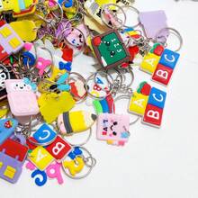 40个可爱卡通造型钥匙扣，款式多样，适合作为派对礼物、节日礼物、返校礼物、汽车配件、包包挂饰、背包挂饰，亦可用于哥特风、Y2K风、圣诞节等场合，是送给老师、朋友、姐妹、母亲、父亲、毕业生和老师的理想礼物。 - 彩色 - 查看 4