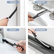 3pcs Crevice Cleaning Brush Set, 3pcs Hard Bristle Corner Cleaning Brushes For Bathroom, Tile, Kitchen Corners