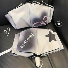 Sanrio 折叠雨伞，带防紫外线功能，轻便雨具，适合日常通勤和雨天外出，学生随身携带雨伞，自动或手动 - 彩色 - 查看 6