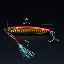 Long Distance Mackerel Mini Metal Vibration Lure, Bionic Fish Artificial Hard Bait For Freshwater And Saltwater Snakehead Fishing - Multicolor - View 11