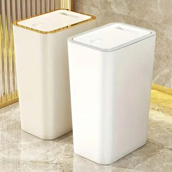 10L geruchsdichterülleimer mit modernem One--Design, langlebiger Kunststoffbehälter für Badezimmer und Küche, platzsparend und auslaufsicher