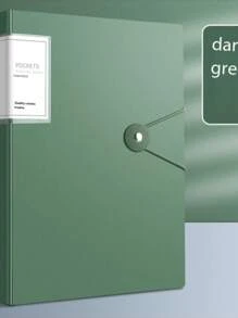 1 pieza Carpeta de documentos transparente de PVC tamaño A4 con cierre a presión, organizador multicapa, diseño grueso para estudiantes y revisión de embarazo, de vuelta a la escuela, útiles escolares