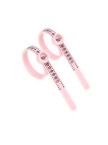 1/2Pcs Mido Ring Measuring Ring US Size Finger Size Adjuster Standard Soft Size Ring Measurement Tool Ring Sizer Measuring Set Reusable Finger Size Gauge Measuring Tool With Magnified Glass Jewelry Sizing Tool 1-17 USA Rings Size Valentine's Day Ring Size Measurement