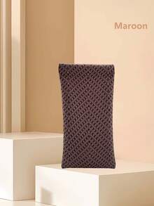 1pc Fashionable & Portable Scratch-Resistant Sunglasses/Eyeglasses Case, Minimalist Auto-Close Glasses Pouch Holder