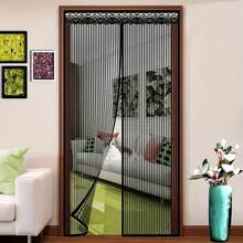 Magnetic Screen Door - Heavy-Duty Mesh - Hands-Free, Child Friendly - Screen Door With Magnet, Self Sealing Mesh, Hook And Loop - Black - View 26
