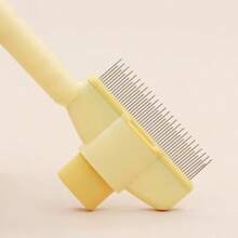 1 件/2 件宠物自清洁刷，猫狗脱毛刷，长毛宠物梳理刷，毛发打结按摩刷，一键自清洁耙，不建议用于短毛宠物 - 彩色 - 查看 7
