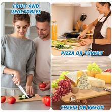 18 Pcs Wood Cutting Board Bulk Kitchen Chopping Boards Large Serving Board Wooden Cutting Board Set For Kitchen Meat Cheese - Multicolor - View 5