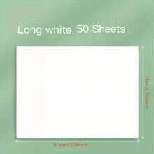 1PC 50Sheets Transparent Posted It Sticky Note Pads Notepads Journal School Stationery Office Supplies