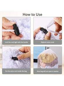 1/3PCS Laundry Net, Mesh Laundry Bag For Washing Machine, Large Durable Travel Laundry Bag,Laundry Bag For Washing Machine, Laundry Bags With Drawstring For Blouses, Underwear, Bras, Socks, Etc.