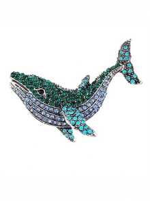 1 件，迷人的黑企鹅胸针，女士时尚个性化钻石动物形状翻领别针，适合日常佩戴和送礼，合金结构。