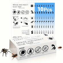 20 Insect Traps And Insect Glue Traps, Indoor Household Use, Sticky Pest Control Tray For Catching Flying Insects, With Peanut Fragrance