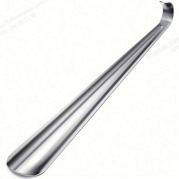 11.8" Long Metal Shoe Horn] 1Pc Shoe Horn With Long Handle - Metal Shoe Horn For Men & Women - 11.8" Long Shoe Horns For Boots