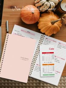 BUBU 1pc Weekly Planner Back To School Supplies
